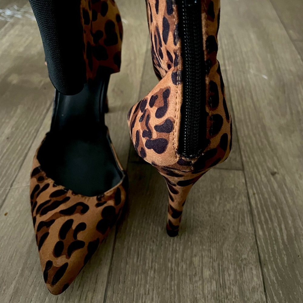 Cheetah print heels